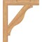 Ekena Millwork Funston Block Smooth Bracket, Western Red Cedar, 3 1/2"W x 26"D x 30"H BKT04X26X30FST05SWR - alternate 2